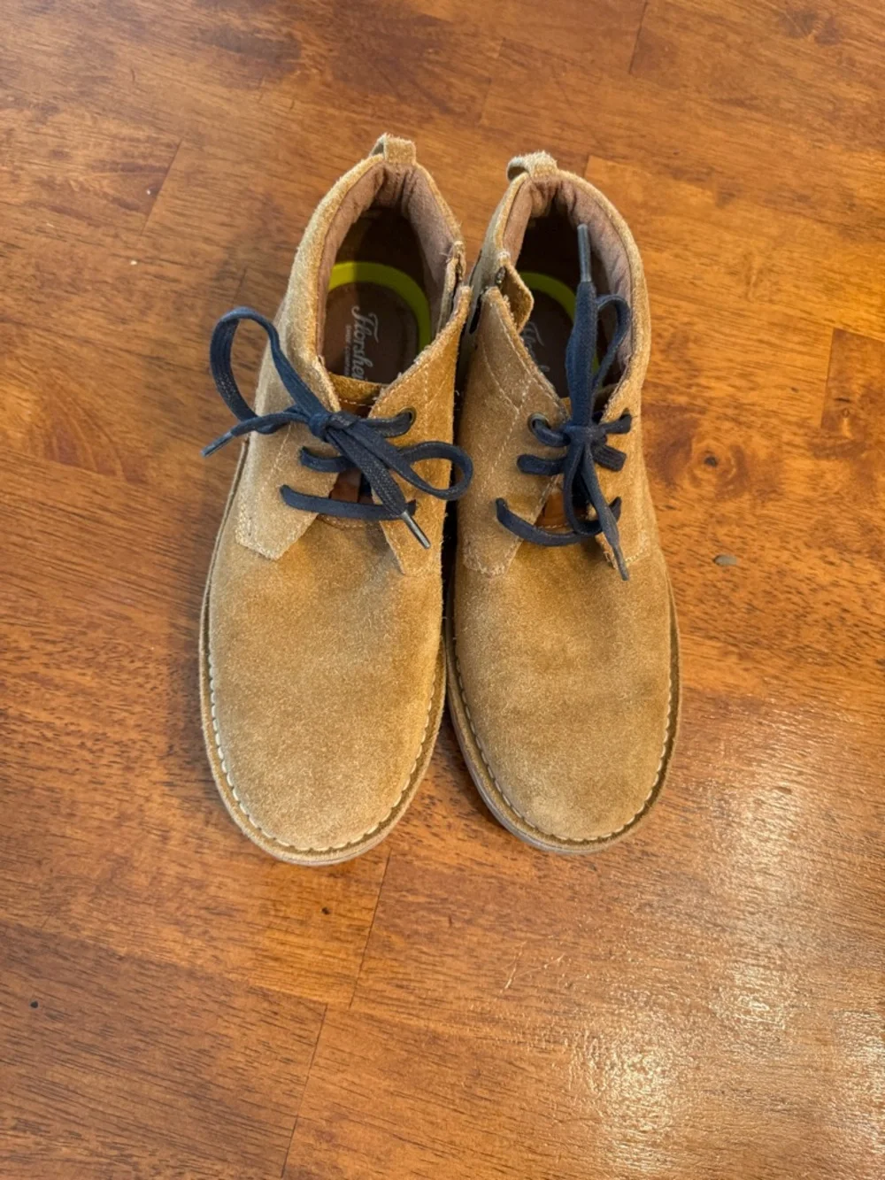 Florsheim Kids Navigator Jr. Chukka Boots Mocha Suede Boys Size 5